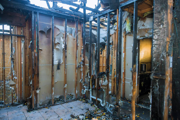 Professional Fire Damage Repair technician working in Valencia, NM